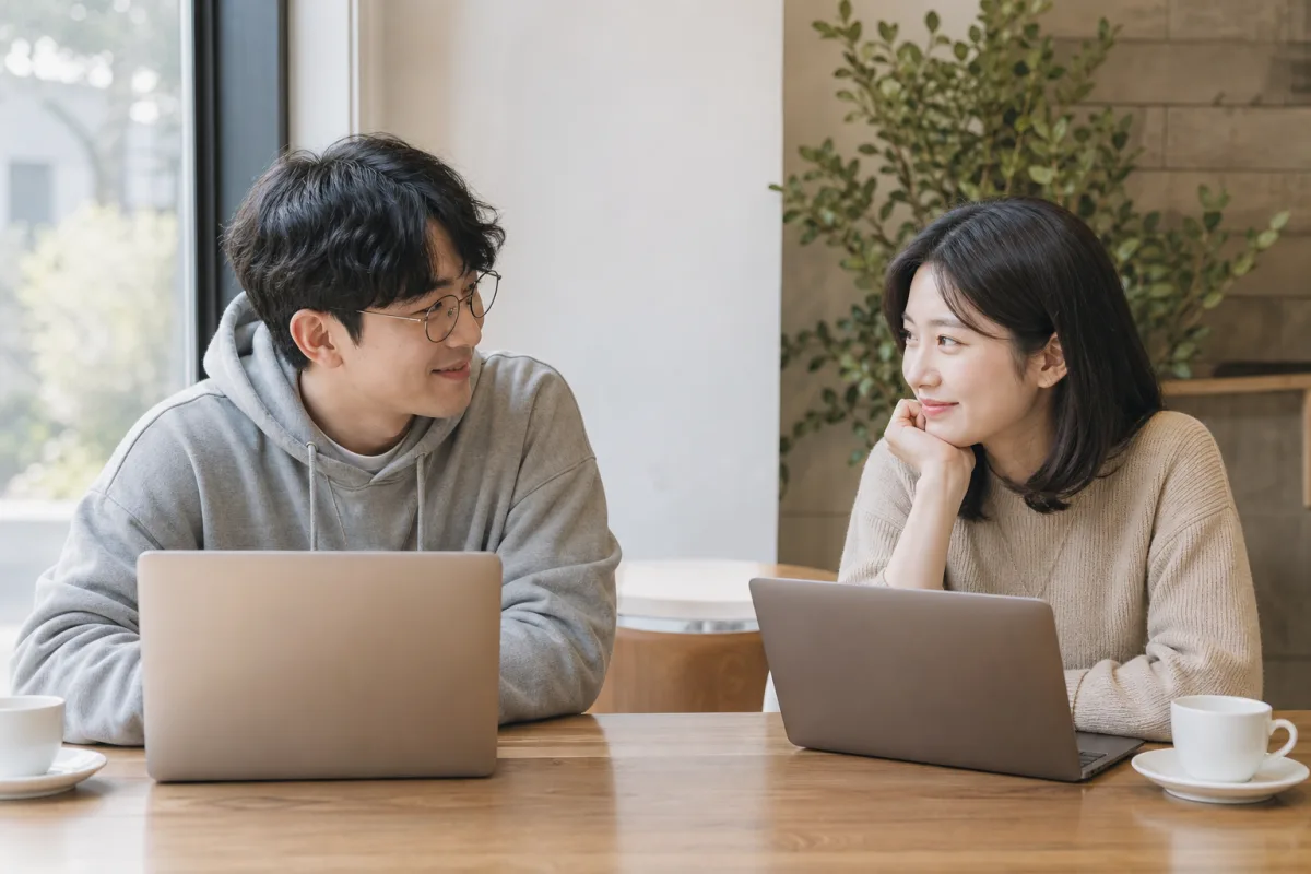 feat: 첫 만남, 우연히 마주친 두 사람
