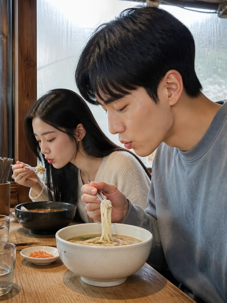 김 서린 국숫집