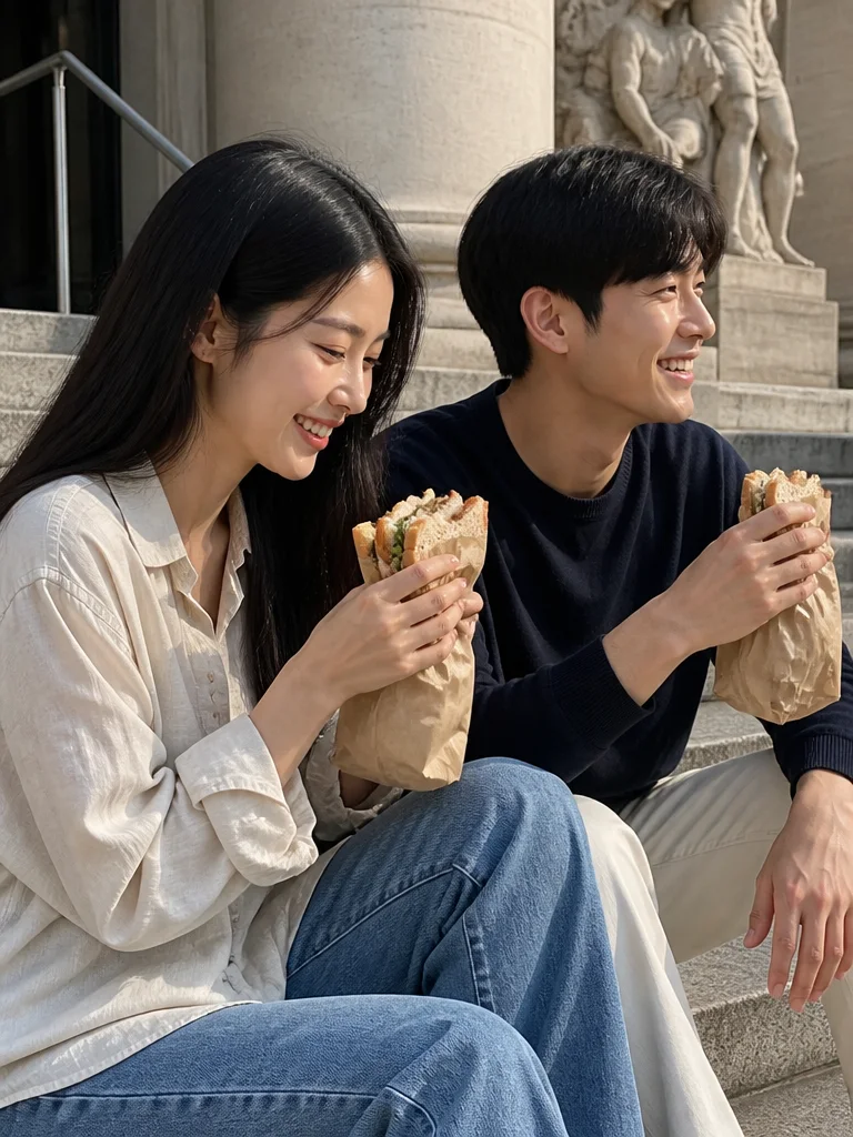 미술관 계단