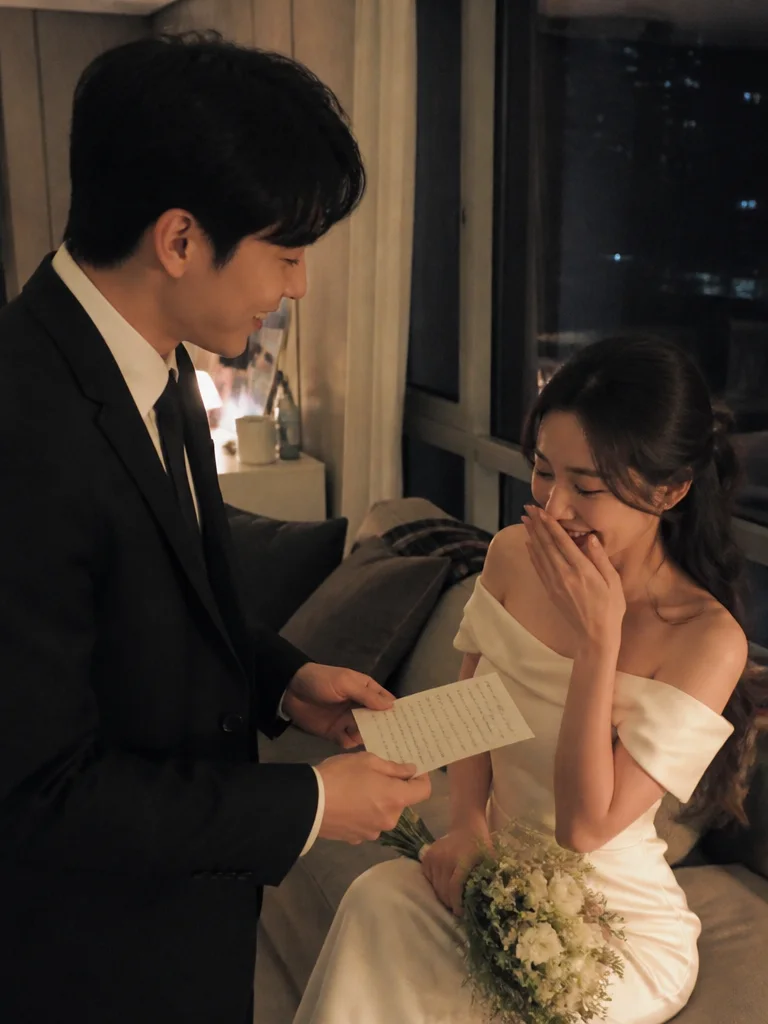 촬영 날 받은 편지