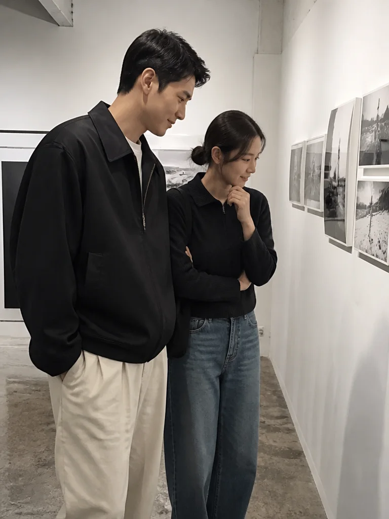 전시장에서 나란히