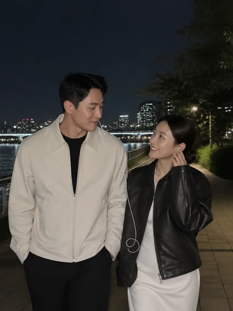 이어폰을 나눠 끼던 밤