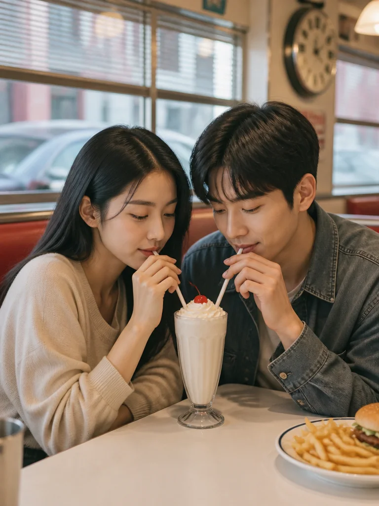 밀크셰이크 한 잔